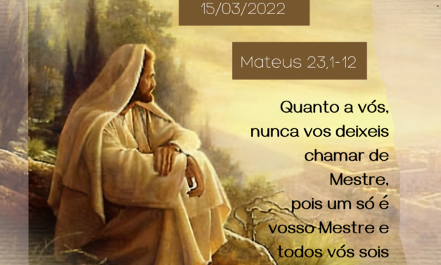 Evangelho – Mt 23,1-12